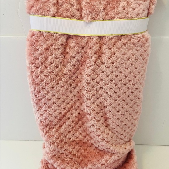 Tahari Baby Bunny Rabbit Plush Pink Baby Blanket 3 Dimensional Ears - Picture 8 of 11